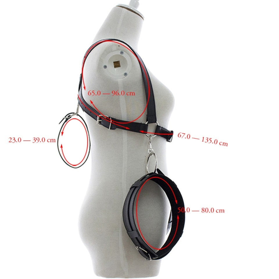 BDSM Bondage Restraint Fetish Slave Handcuffs & Ankle Cuffs Adult Games Flirting Bondage Set Cosplay Sex Position Aid Products