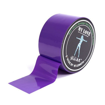 BDSM Fetish Rope Bondage Tape Slave Sex Toys Provocative Alternative Tied Self-adhesive Tape Blindfolds Role Play Harness Body