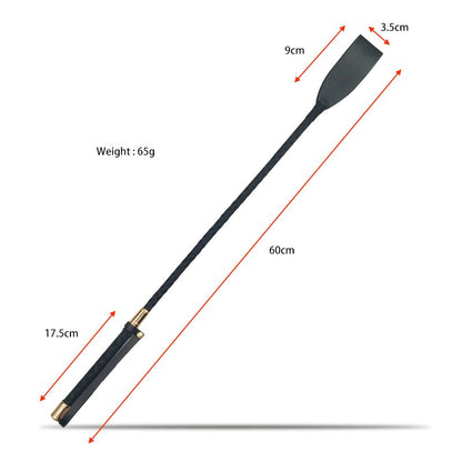 BDSM Slave Sex Toys for Couples Women, 60cm Spanking PU Leather Bondage Whip with Sword Handle, Lash Fetish Flogger Horse Adult