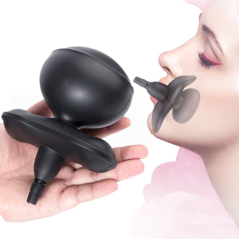 BDSM Super Huge Mouth Gag Strapless Inflatable Expansion Open Mouth Gag Restraint Bondage Adult Sex Toys for Women Couples Slave
