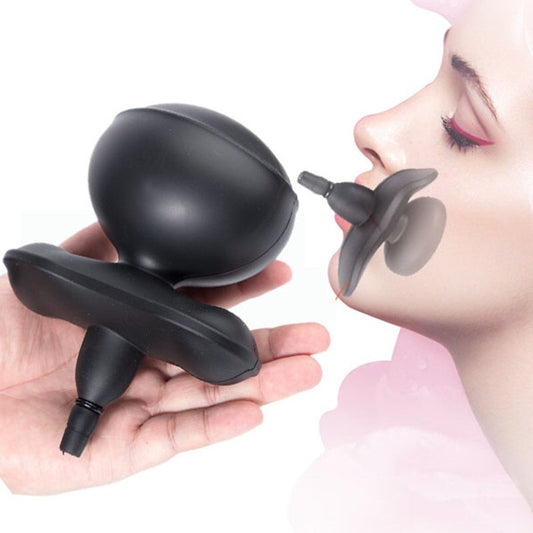 BDSM Super Huge Mouth Gag Strapless Inflatable Expansion Open Mouth Gag Restraint Bondage Adult Sex Toys for Women Couples Slave