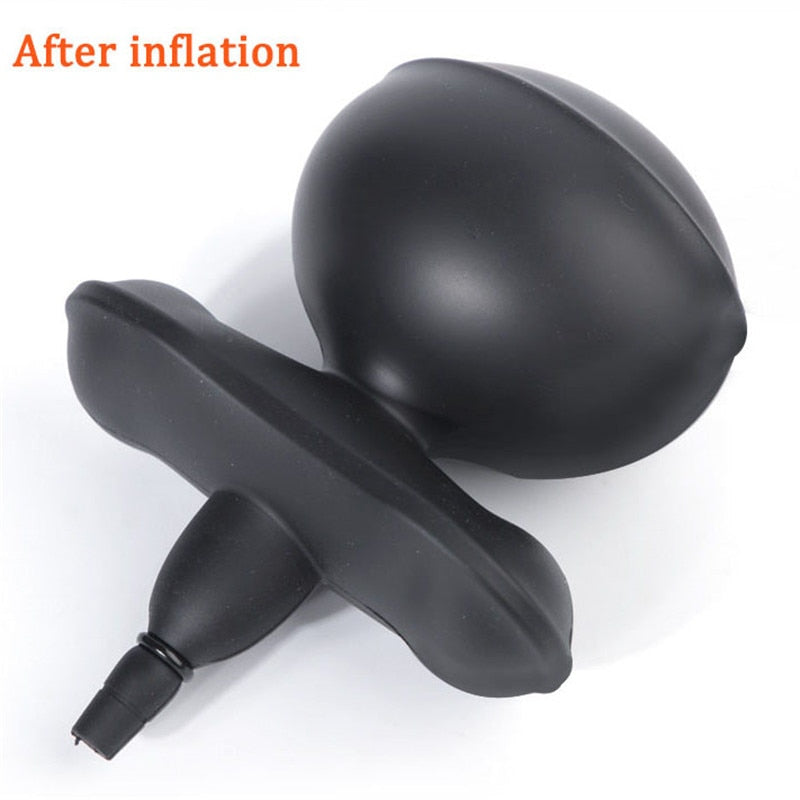 BDSM Super Huge Mouth Gag Strapless Inflatable Expansion Open Mouth Gag Restraint Bondage Adult Sex Toys for Women Couples Slave