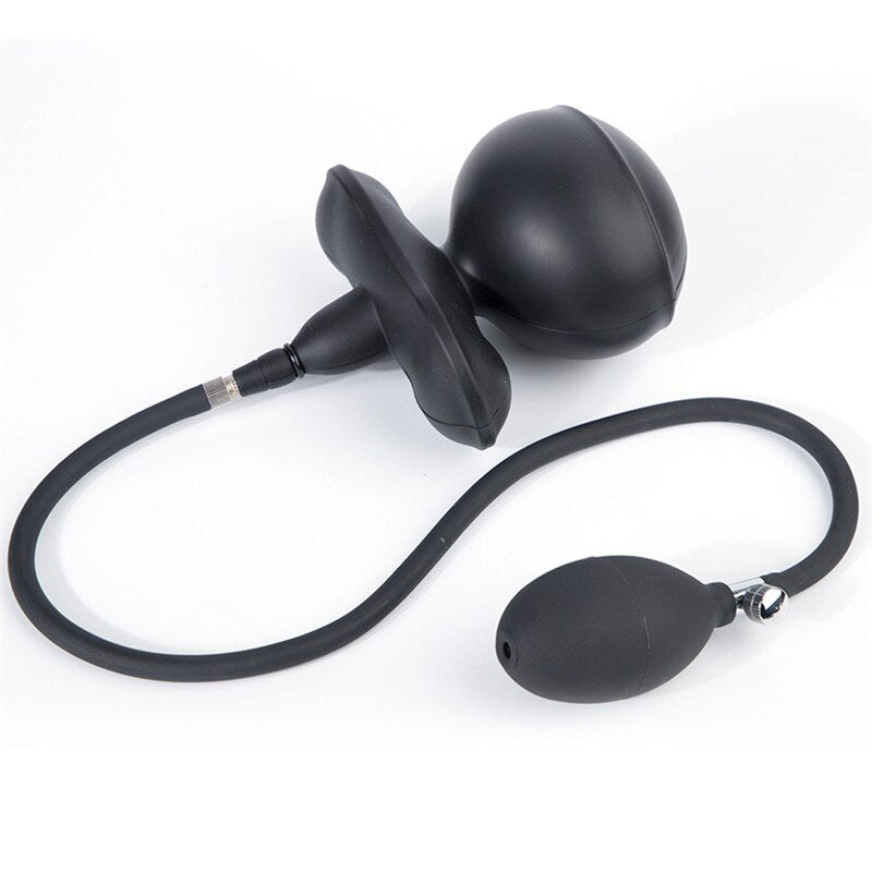 BDSM Super Huge Mouth Gag Strapless Inflatable Expansion Open Mouth Gag Restraint Bondage Adult Sex Toys for Women Couples Slave