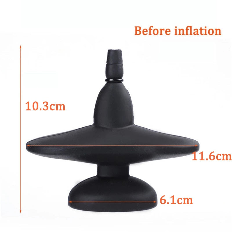 BDSM Super Huge Mouth Gag Strapless Inflatable Expansion Open Mouth Gag Restraint Bondage Adult Sex Toys for Women Couples Slave
