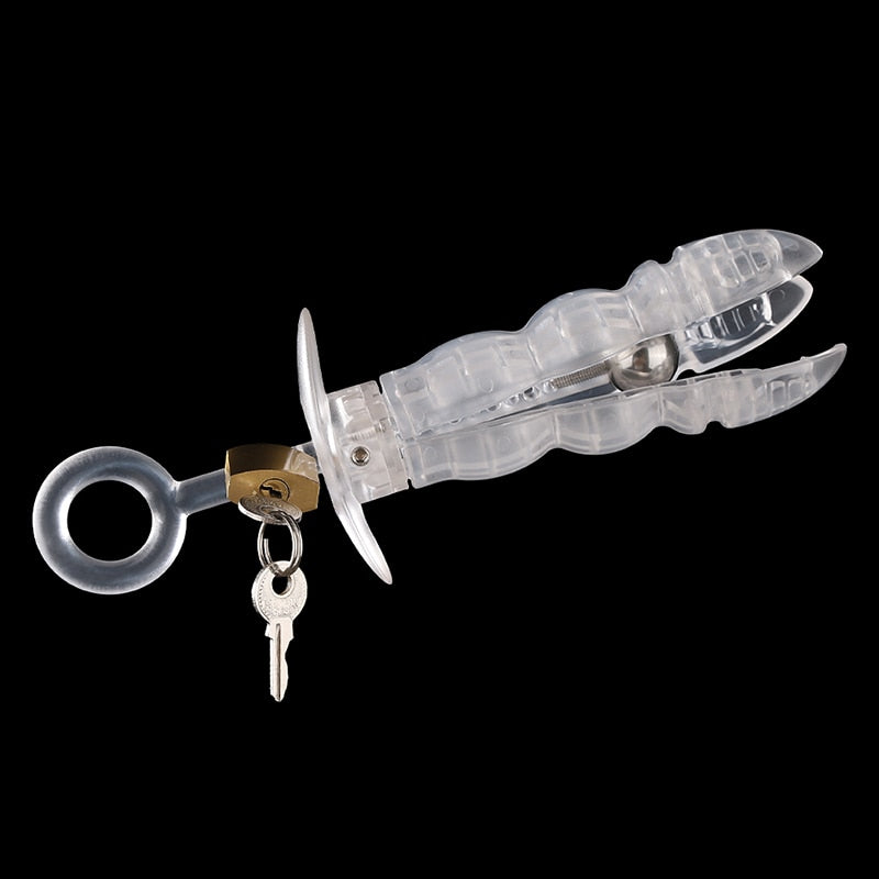 BDSM Anal Dilator Hollow Anal Plug Glowing Dildo Big Butt Plug with LED Buttplug Men Prostate Massage Sex Toys Vagina Extender