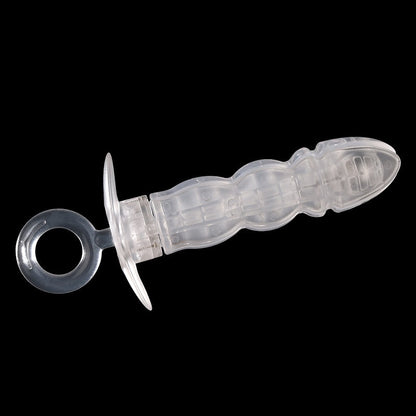 BDSM Anal Dilator Hollow Anal Plug Glowing Dildo Big Butt Plug with LED Buttplug Men Prostate Massage Sex Toys Vagina Extender