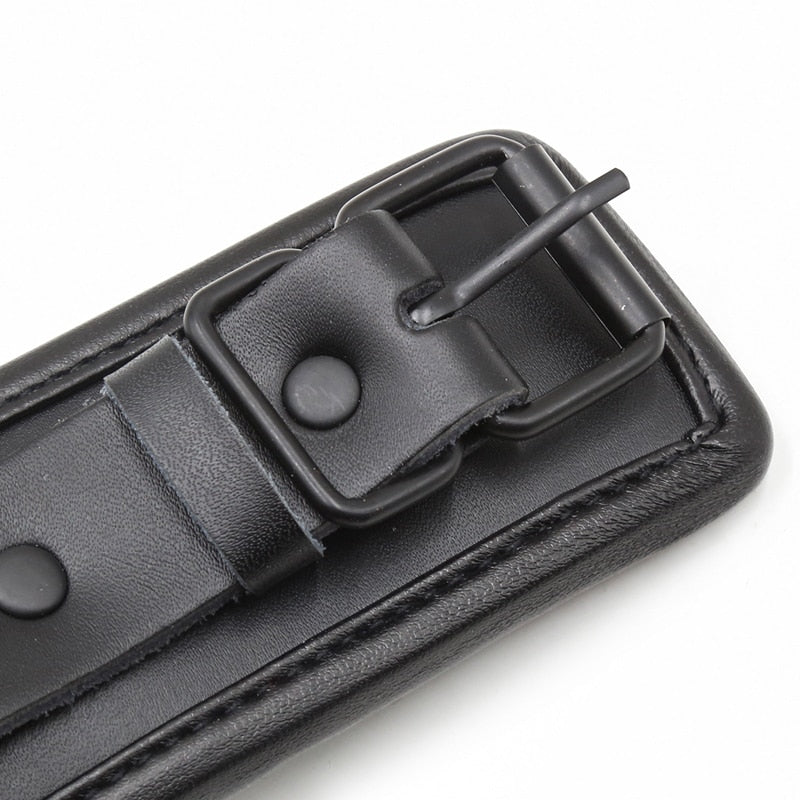 Bdsm Bondage Collar Genuine Leather and Iron Chain Link Metal Hole Slave Collars for Women Sex Toys for Couples Sex Restraints