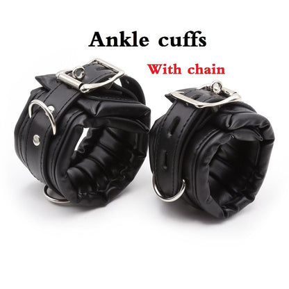 Bdsm Bondage Removable Stainless Steel Spreader Bar Sex Slave Hand Cuffs Ankle Cuff Open Leg Restraint SM Cosplay Couple Sex Toy