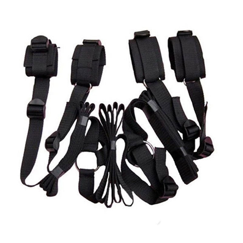 BDSM Toys Under Bed Restraint Strap Erotic Sex Toys for Women Couples Bondage Set Handcuffs Fetish Slave Adult Games Toy Sexshop