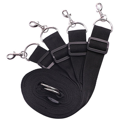Bed Jam Sex Restraint Kit Adjustable Belt Nylon Handcuffs Ankle Cuffs Under Bed BDSM Bondage Erotic Toys Fixation Adult Game