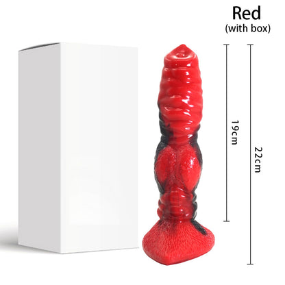 Big Silicone Animal Wolf Dildo Animal Penis G-spot Stimulation Sex Toys for Men Women Lesbian Gay Sex Shop Erotic Adults Product