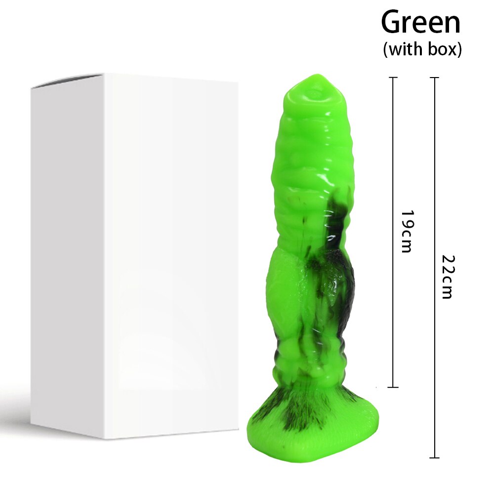 Big Silicone Animal Wolf Dildo Animal Penis G-spot Stimulation Sex Toys for Men Women Lesbian Gay Sex Shop Erotic Adults Product