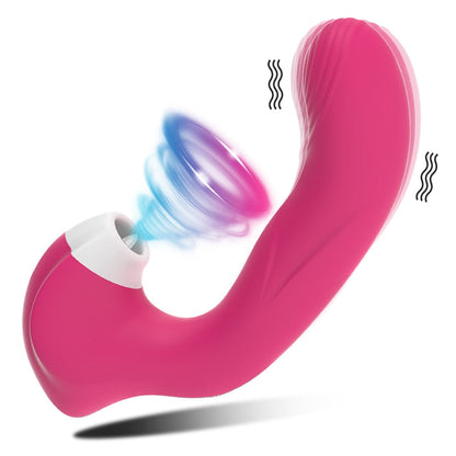 Burningus 3-in-1 Clitoral, Vaginal Sucking, and Licking Vibrator, Female G-Spot Vibrating Clitoris Stimulator Sex Toys for Couples, Adults