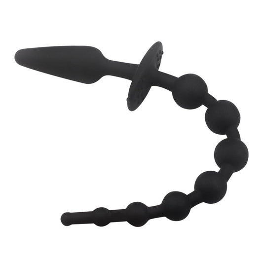 Small Bead Pair Butt Plug Silicone Manual Butt Plug Dildo Sex Toy Anal Bead Pull Woman // Couple/Lesbian Adult Toy