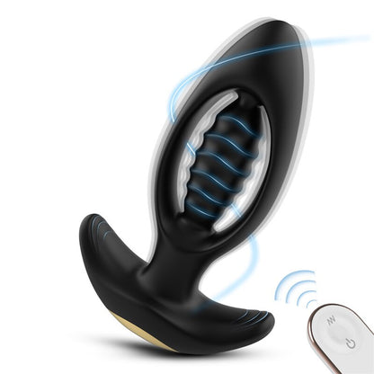 Vibrating Butt Plug Dildo Vibrator Wireless Remote Control Anal Plug G-Spot Stimulator Sex Toys for Man/Woman