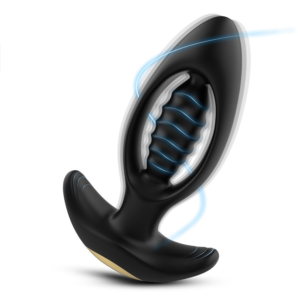 Vibrating Butt Plug Dildo Vibrator Wireless Remote Control Anal Plug G-Spot Stimulator Sex Toys for Man/Woman