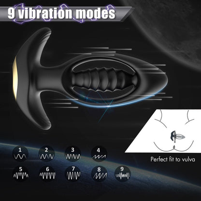 Vibrating Butt Plug Dildo Vibrator Wireless Remote Control Anal Plug G-Spot Stimulator Sex Toy for Men/Women