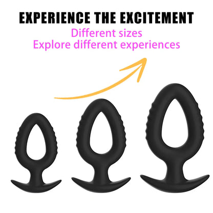 Butt Plug Sex Toys for Men and Women, Silicone Anal Plugs, Male Masturbator, Prostate Massager, Adult Product Sex Toys for Couples and Gays