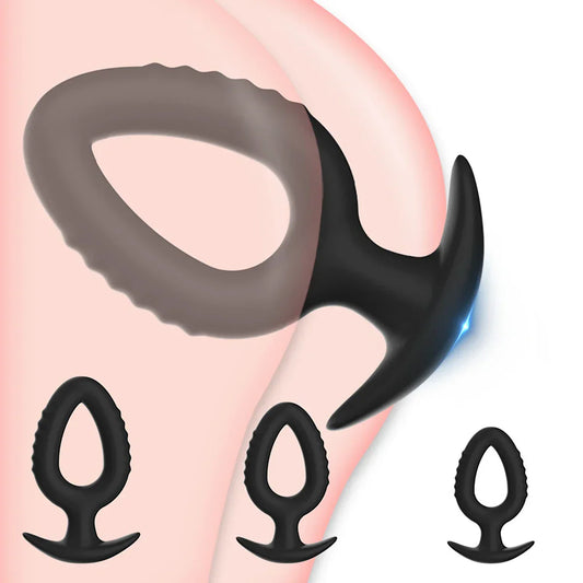 Butt Plug Sex Toys for Men and Women, Silicone Anal Plugs, Male Masturbator, Prostate Massager, Adult Product Sex Toys for Couples and Gays