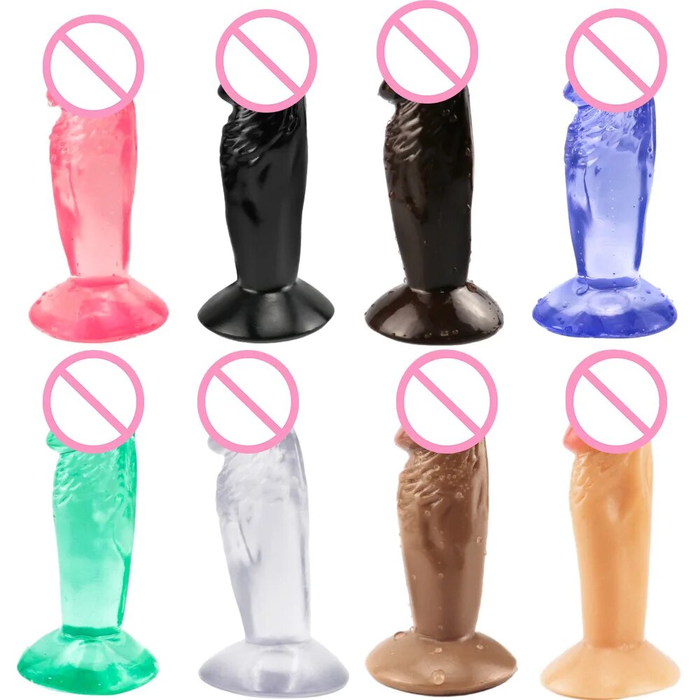 Small Dildo Multi-color Dildos for Women Thick Anal Plug Female Masturbator Adult Sex Toy Juguetes Sexuales Men's Toy