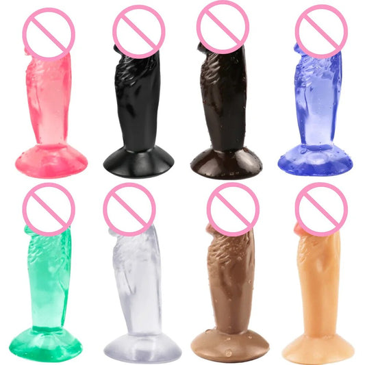 Small Dildo Multi-color Dildos for Women Thick Anal Plug Female Masturbator Adult Sex Toy Juguetes Sexuales Men's Toy