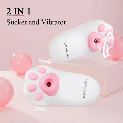 Cat Claw Sucker Clitoris Stimulator Vibrator for Female Nipple and Vaginal Massager Sex Shop Adult Masturbation Pussy Toy