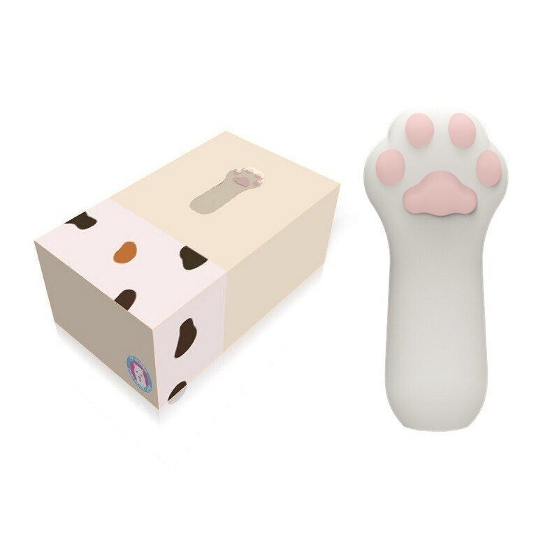 Cat Claw Fingertip Vibrator, Portable Silicone Cartoon Bed Vibrator, G-Spot Clitoris Stimulator, Adult Sex Toy for Women