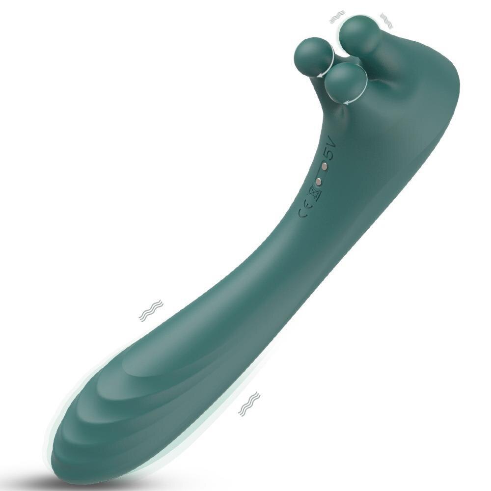 Claw Shape Kneading Nipple G Spot Vibrator Waterproof for Women Tease AV Magic Wand Breast Clitoris Massage Masturbator Sex Toy