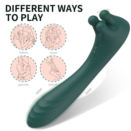 Claw Shape Kneading Nipple G Spot Vibrator Waterproof for Women Tease AV Magic Wand Breast Clitoris Massage Masturbator Sex Toy