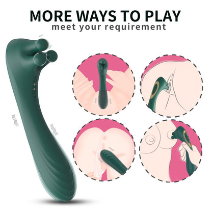 Claw Shape Kneading Nipple G Spot Vibrator Waterproof for Women Tease AV Magic Wand Breast Clitoris Massage Masturbator Sex Toy