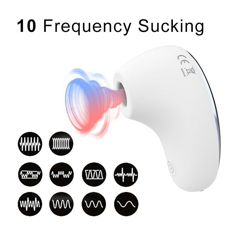 Efficient Clit Sucker Sucking Vibrator Female Clitoris Vacuum Stimulator Nipple Clitoral Adult Sex Toy for Women