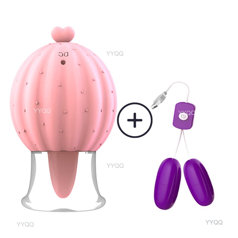 Clit Sucker Tongue Female Masturbator, Sucking G-Spot Sex Toys, Sucking Breast Clitoral Sucker, Adult Products Sucker Toy for Women