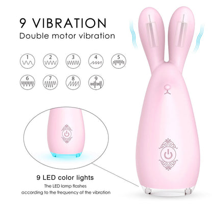 Rabbit Clitoral Stimulator Vibrators for Women, Vaginal Clit Massager, Nipple Sucker for Female Masturbation, Adult Sex Toys