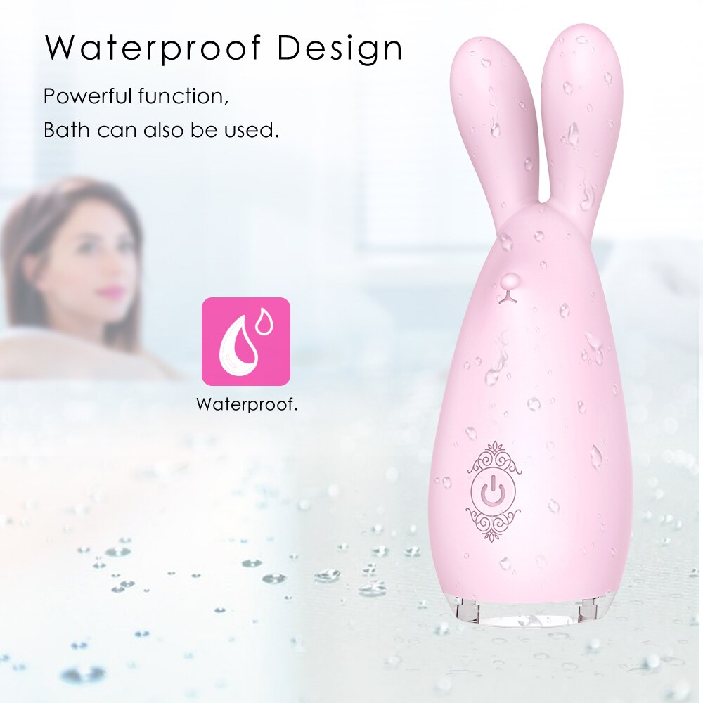 Rabbit Clitoral Stimulator Vibrator for Women, Vaginal Clit Massager, Nipple Sucker, Female Masturbation Sex Toy for Adults