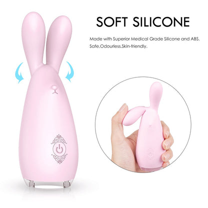 Rabbit Clitoral Stimulator Vibrator for Women, Vaginal Clit Massager, Nipple Sucker, Female Masturbation Sex Toy for Adults