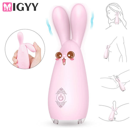 Rabbit Clitoral Stimulator Vibrators for Women, Vaginal Clit Massager, Nipple Sucker for Female Masturbation, Adult Sex Toys