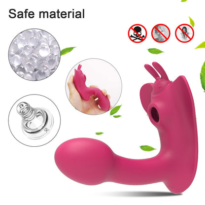 Clitoral Sucking Vibrator for Women, Remote Control Clit Sucker, Clitoris Stimulator, Realistic Dildo, Vibrating Sex Toys for Adult Women 18+