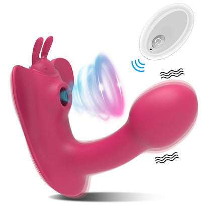 Clitoral Sucking Vibrator for Women, Remote Control Clit Sucker, Clitoris Stimulator, Realistic Dildo, Vibrating Sex Toys for Adult Women 18+