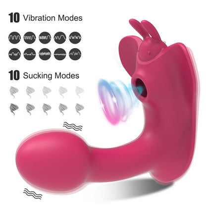Clitoral Sucking Vibrator for Women, Remote Control Clit Sucker, Clitoris Stimulator, Realistic Dildo, Vibrating Sex Toys for Adult Women 18+