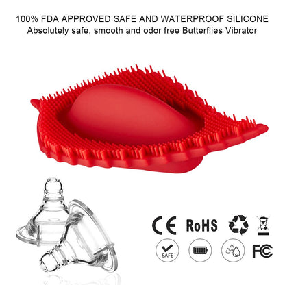Wearable Clitoris Sucker Vibrator for Women, G Spot Clitoris Stimulator, Vaginal Massager, Silicone Female Masturbator, Adult Sex Toy