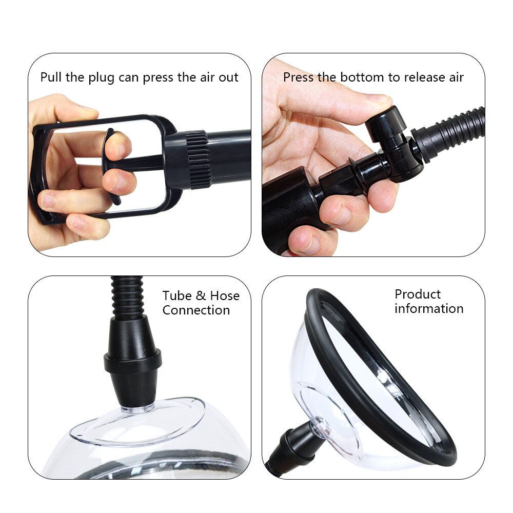 Breast Nipple Vagina Clitoris Sucker Pussy Pump Clitoris Stimulator Female Masturbation Sex Toys for 18+