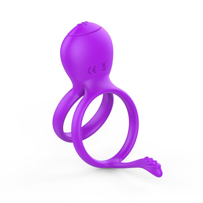 Cock Ring Vibrator for Men Couple Penile Ring Delay Ejaculation Cock Massager G Spot Clitoris Sex Toys for Couples
