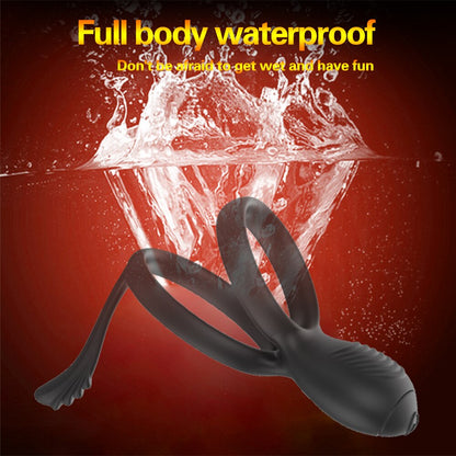 Cock Ring Vibrator for Men Couple Penile Ring Delay Ejaculation Cock Massager G Spot Clitoris Sex Toys for Couples