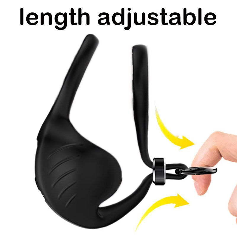 Cock Vibrator Testicle Penis Massage Delay Ejaculation Testicle Lock Ring Stimulating Masturbator Male Sex Toy for Male Couple