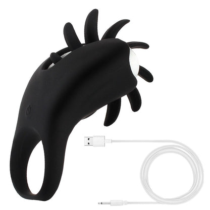 แหวนอวัยวะเพศชาย Cock Vibrator สำหรับคู่ผู้หญิงเลีย Vibrating ช่องคลอด Clit Stimulator G จุด Orgasm ล็อคชาย Cockring สำหรับผู้ชายของเล่น