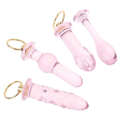 Crystal Glass Butt Plug Anal Sex Toys Anal Plug Glass Dildo Prostate Massager Anal Beads Butt Plug Sex Toys Women Men Gay