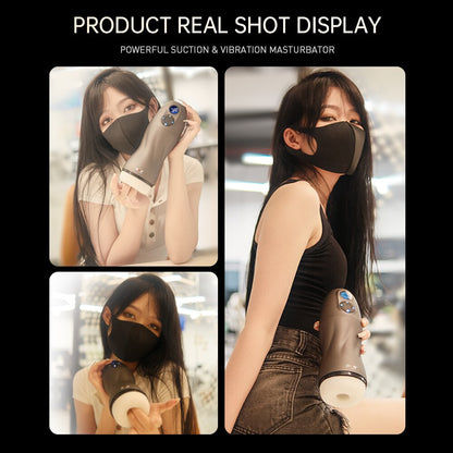 DRYWELL Intelligent Sex Robot for Men, Oral Sex Suction Male Automatic Masturbator, 9 Suction Modes & 9 Vibration Modes & 1 Boost Mode, Heating Function, Realistic Female Moans, Adult Product for Men
