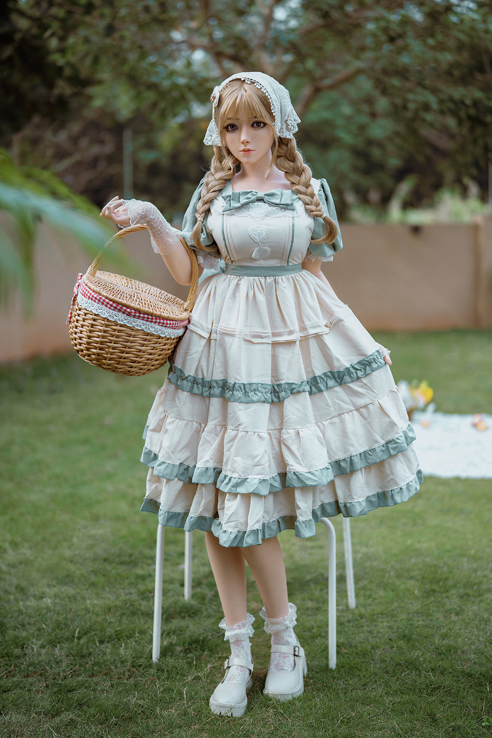 Thailand/Ang Thong Province Stock - Kindra 164cm Full Silicone Lovely Lolita Hyper Realistic Sex Doll NO.1044