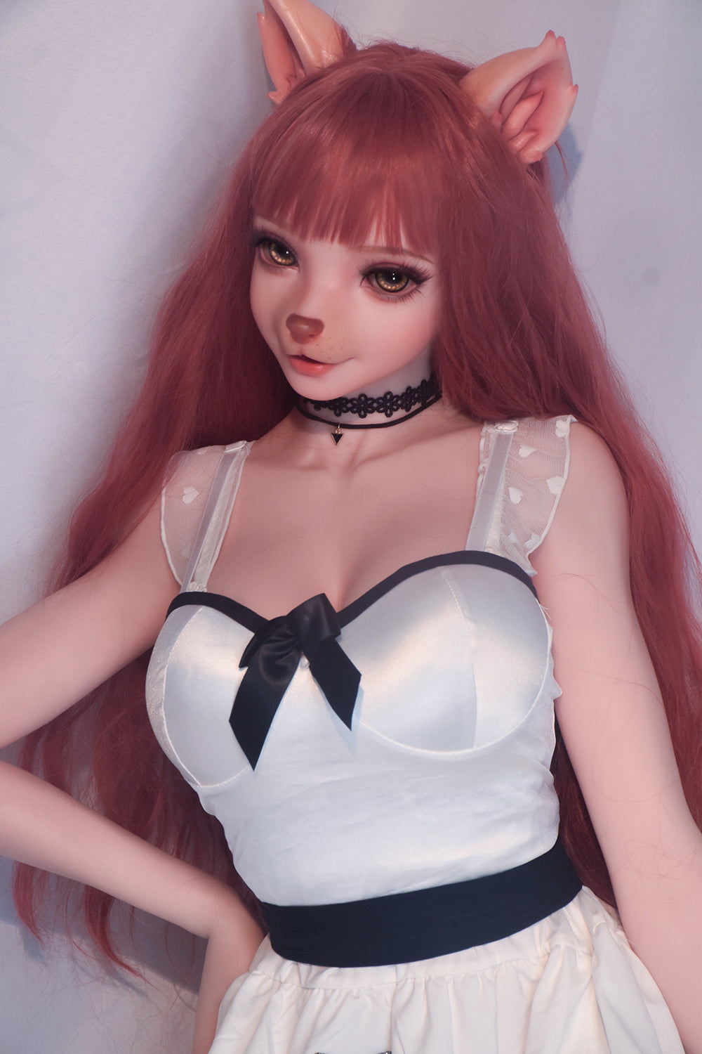Neko 150cm Full Silicone Furry Cat Hentai Sex Doll With Small Boobs NO.1116