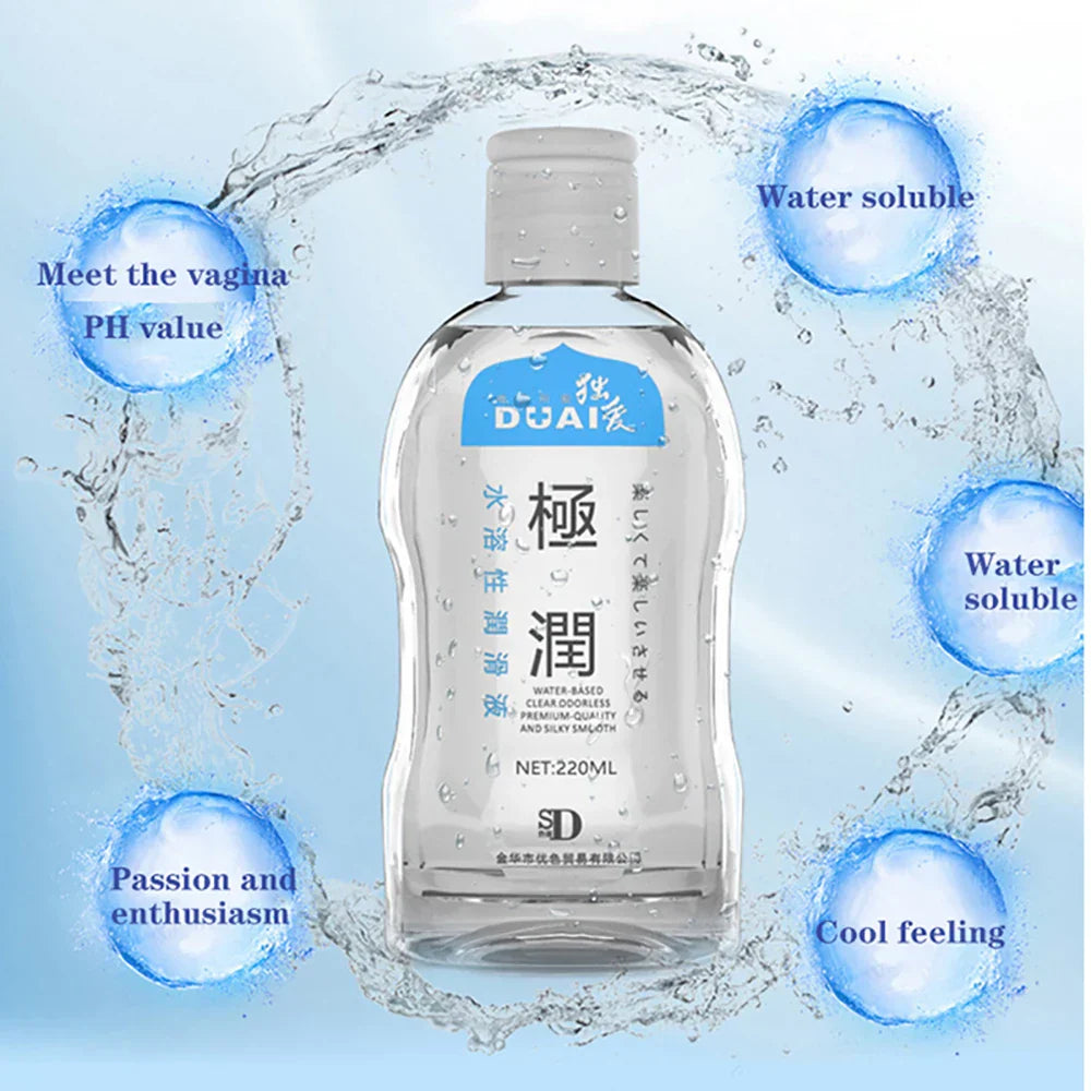 DUAI 220ML Anal Lubricant for sex, water-based lubricant, personal lubricant, sexual massage oil, sex lube. Adult Sex products